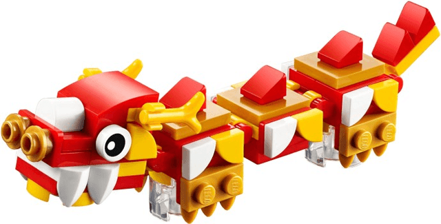 LEGO Monthly Mini Model Build Set - 2020 01 January, Chinese Dragon polybag (40395-1) set, 2020