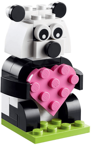 LEGO Monthly Mini Model Build Set - 2020 02 February, Valentine Panda polybag (40396-1) set, 2020