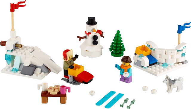 LEGO Winter Snowball Fight (40424-1) set, 2020