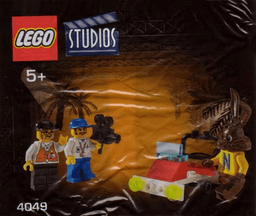 LEGO Quicky the Bunny, Director, Cameraman and Car - Nesquik Promotional polybag (4049-1) set