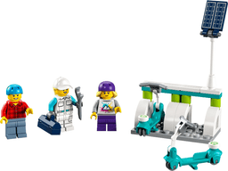Electric Scooters & Charging Dock blister pack
