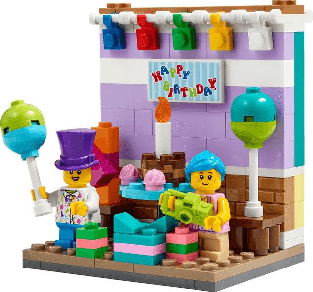 LEGO Birthday Diorama (40584-1) set, 2023
