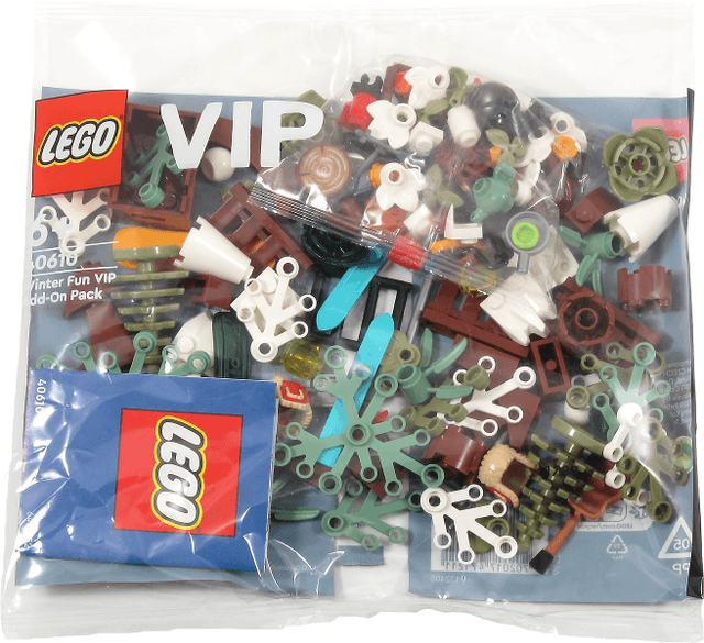 LEGO Winter Fun VIP Add-On Pack polybag (40610-1) set, 2023