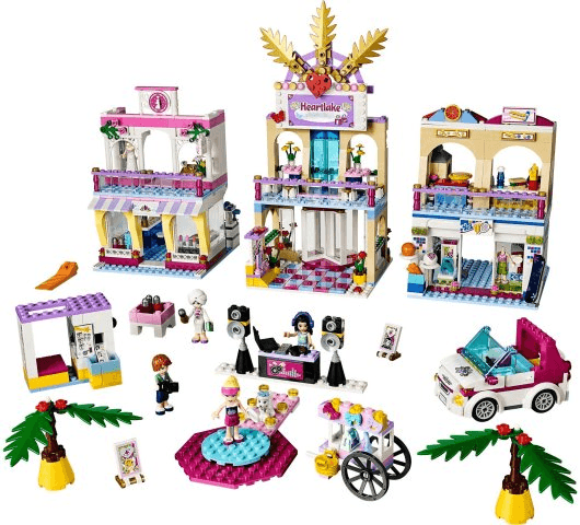 LEGO Heartlake Shopping Mall (41058-1) set, 2014