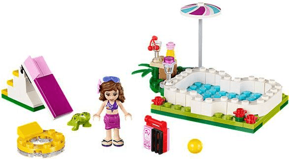 LEGO Olivia's Garden Pool (41090-1) set, 2015