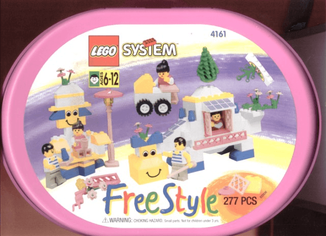 LEGO Girl's FreeStyle Suitcase (4161-1) set, 1995
