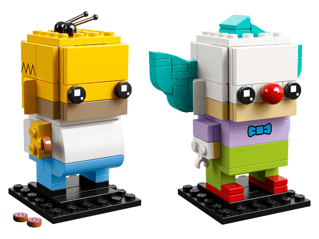 LEGO Homer Simpson & Krusty the Clown (41632-1) set, 2018