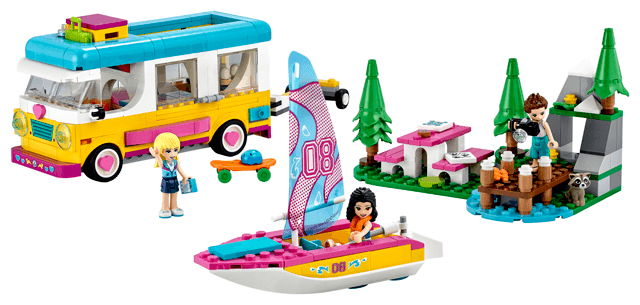LEGO Forest Camper Van and Sailboat (41681-1) set, 2021