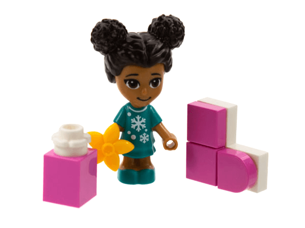 LEGO Advent Calendar 2021, Friends (Day 13) - Andrea, Stocking, and Package (41690-14) set, 2021