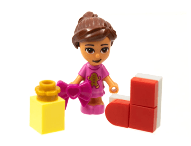 LEGO Advent Calendar 2021, Friends (Day  1) - Olivia, Stocking, and Package (41690-2) set, 2021