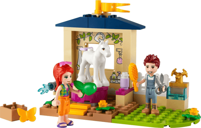 LEGO Pony-Washing Stable (41696-1) set, 2022