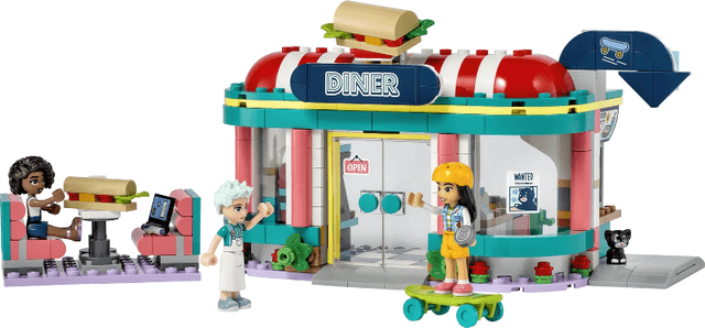 LEGO Heartlake Downtown Diner (41728-1) set, 2023