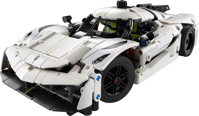 LEGO Koenigsegg Jesko Absolut White Hypercar (42184-1) set, 2024
