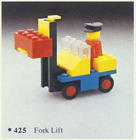 LEGO Fork Lift (425-1) set, 1976
