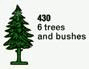 LEGO Six Trees and Bushes (The Building Toy) (430-2) set