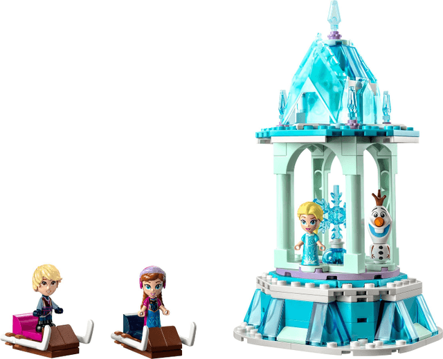 LEGO Anna and Elsa's Magical Carousel (43218-1) set, 2023