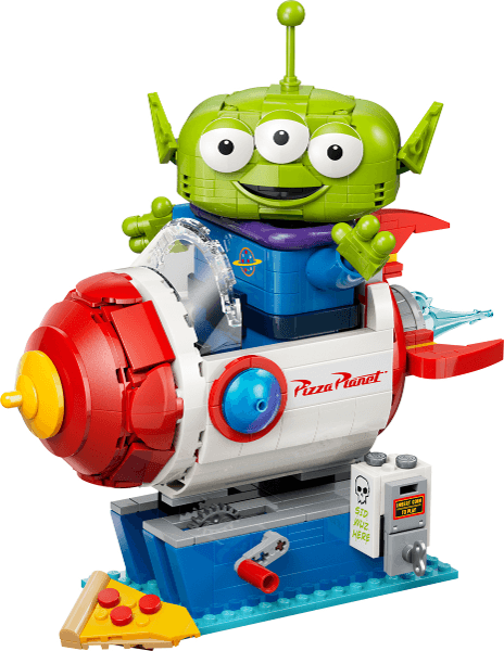 LEGO Alien with Pizza Planet Rocket Ride (43307-1) set, 2026