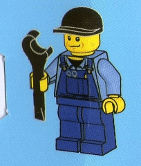 Advent Calendar 2012, City (Day  9) - Mechanic with Wrench