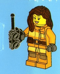 LEGO Advent Calendar 2012, City (Day 12) - Female Firefighter with Radio (4428-13) set, 2012