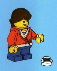 LEGO Advent Calendar 2012, City (Day 16) - Girl with Snowball (4428-17) set, 2012