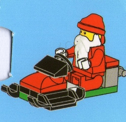 LEGO Advent Calendar 2012, City (Day 24) - Santa on Snowmobile (4428-25) set, 2012