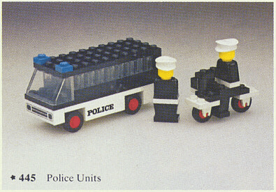 LEGO Police Units (445-1) set, 1976