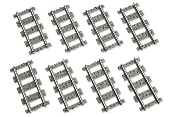 LEGO Straight Rails (4515-1) set, 1991