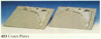 LEGO Two Crater Plates (453-1) set, 1979