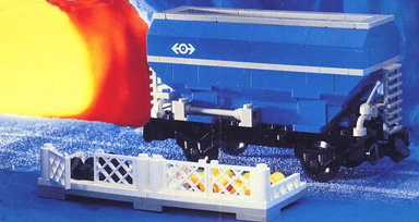 Blue Hopper Car