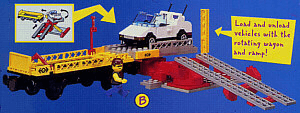 Car Transport Wagon with Car