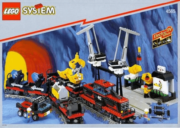 LEGO Freight and Crane Railway (4565-1) set, 1996