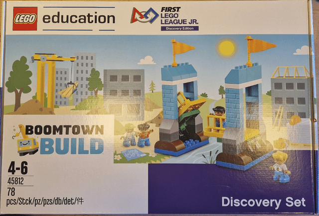 LEGO FIRST LEGO League (FLL) Jr. Discovery Edition 2019 - Boomtown Build Discovery Set (45812-1) set, 2019
