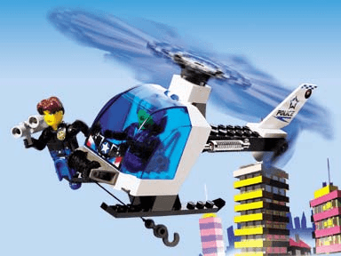 LEGO Police Copter (4604-1) set, 2001
