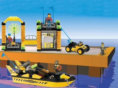 LEGO Aqua Res-Q Super Station (4610-1) set, 2001