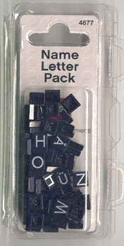 LEGO Name Letter blister pack (4677-1) set, 2004