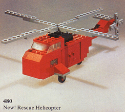 LEGO Rescue Helicopter (480-1) set