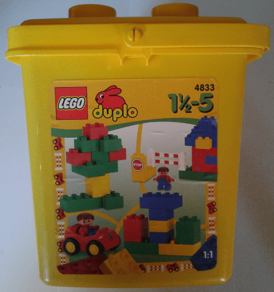 LEGO Duplo Bucket (4833-1) set, 2000