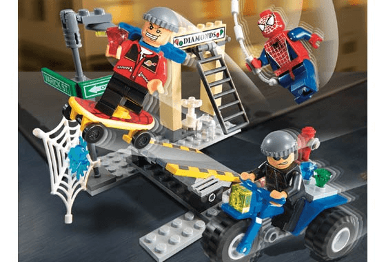 LEGO Spider-Man's Street Chase (4853-1) set, 2004