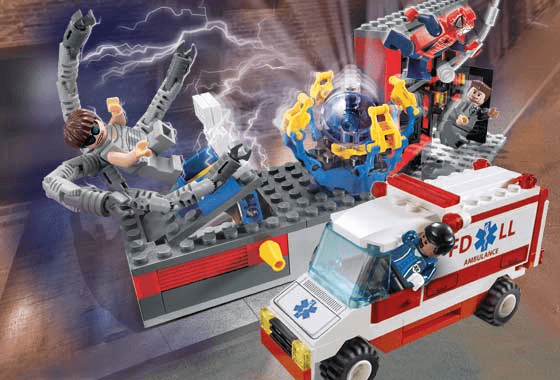 LEGO Doc Ock's Fusion Lab (4857-1) set, 2004