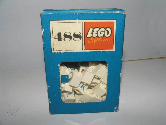 LEGO 1 x 1 Bricks with Letters (System) (488-1) set, 1966