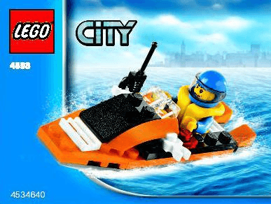 LEGO Coast Guard Boat polybag (4898-1) set, 2008