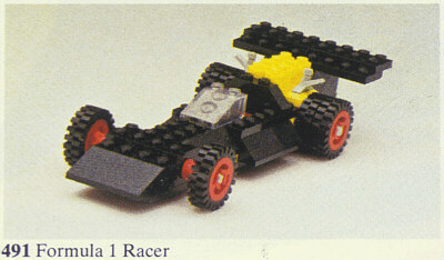 LEGO Formula 1 Racer (491-1) set, 1977