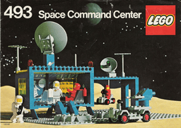 LEGO Space Command Center (Flatplate version) (493-1) set