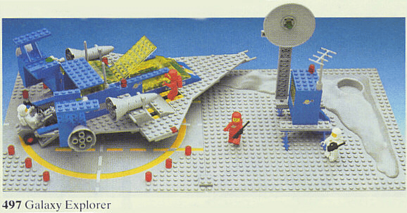 LEGO Galaxy Explorer (497-1) set, 1979
