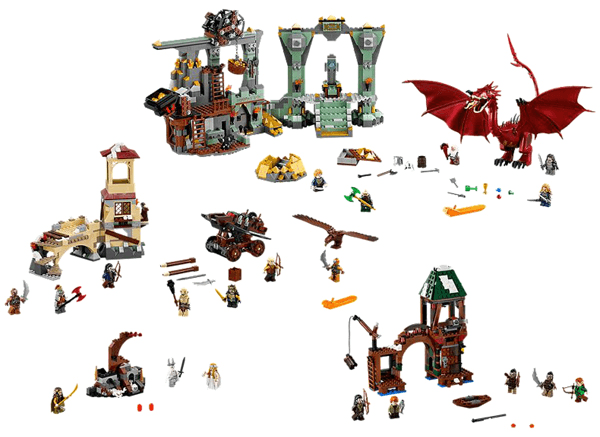 LEGO The Hobbit Ultimate Kit (79015, 79016, 79017, 79018) (5004261-1) set, 2014