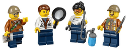 LEGO Bricktober Minifigure Collection 3/4 - City Jungle (2017 Toys "R" Us Exclusive) (5004940-1) set