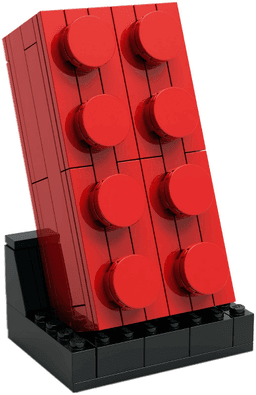 LEGO Buildable 2 x 4 Red Brick (5006085-1) set