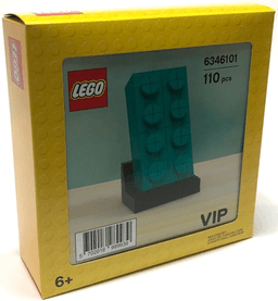 LEGO Buildable 2 x 4 Dark Turquoise Brick (5006291-1) set