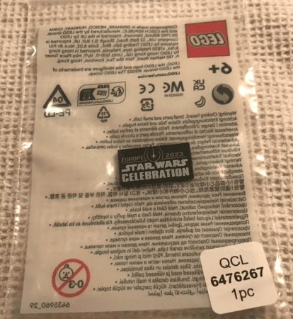 LEGO Star Wars Celebration Europe 2023 Promotional Tile (5007957-1) set, 2023