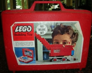 LEGO Deluxe Set with Storage Case (502-1) set, 1968